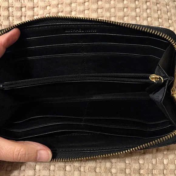 Michael Kors Brown Leopard Print Wallet - Picture 3 of 7